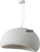 23.6in Large Wabi Sabi Pendant Lights Kitchen Island Lighting Fixture Ceiling Mount White Modern Japanese Lamp Japandi Chandelier for Dining Living Room Bedroom Restaurant Hanging Lamp by CozyNest Decor