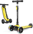 Besrey Kick Scooter for Kids Ages 3-10, 3-Wheel Folding Scooter with Adjustable Height, LED Light Wheels, Extra Wide Deck for Outdoor Activities by TinyTreasures Baby Boutique