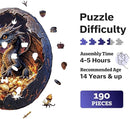 Jigfoxy Wooden Puzzle for Adults, Hatchling Dragon Wooden Jigsaw Puzzles for Adults, Unique Animal Shape Wood Cut Puzzles for Family Friend Puzzle Lovers(M-11.4 * 9.5in-190pcs) by TinyTreasures Baby Boutique