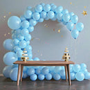 140pcs Light Blue Round Balloons Different Sizes 18 12 10 5 Inch Latex Balloons for Arch Decoration Party Balloon Kit for Graduation Birthday Party Wedding Balloon Baby Shower Decoration by TinyTreasures Baby Boutique