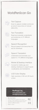 PenPower WorldPenScan Go - Translation Pen with Scanning, Reading, Audio Recording, Live Interpretation, and AI English Learning Platform for Kids & Adults by TinyTreasures Baby Boutique