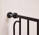 Regalo Easy Step 49-Inch Extra Wide Baby Gate, Includes 4-Inch and 12-Inch Extension Kit, 4 Pack of Pressure Mount Kit and 4 Pack of Wall Mount Kit, Black by TinyTreasures Baby Boutique