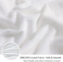 XeGe Luxury Faux Fur Throw Blanket, White Soft 50x60 Fluffy Blanket Throw, Shaggy Plush Decorative Couch Blanket, Cute Furry Throw Holidy Fuzzy Lap Blanket for Kids Women Men Teen Girls White by CozyNest Decor