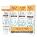 Burt's Bees Toothpaste, Natural Flavor, Fluoride Toothpaste Deep Clean + Whitening, Mountain Mint, 4.7 oz each , (Pack of 3) by CozyNest Decor