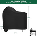 Grill Cover Fits for Char-Griller AKORN Kamado Grill with Cart, 600D Heavy Duty BBQ Grill Cover Charcoal Grill Cover Waterproof Outdoor Grilling Cover, Model 6555 by GreenHaven Gardens