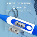 Berrcom Digital Thermometer for Adults, Oral and Underarm Thermometer for Baby and Kids Medical Thermometer with Fever Alarm Rectal Thermometer with Soft Tips by TinyTreasures Baby Boutique