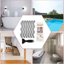 USA Patented Anti Slip Shower Stickers 24 PCS Safety Bathtub Strips Adhesive Decals with Premium Scraper for Bath Tub Shower Stairs Ladders Boats (Gray) by TinyTreasures Baby Boutique