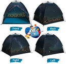 Magnetic Kids Play Tent - Imaginative Popup Space Tent for Indoor/Outdoor Fun - Galaxy Dome Playhouse for Boys & Girls - Perfect Kid's Gift - 47" x 47" x 43" by TinyTreasures Baby Boutique