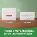 Huggies Natural Care Sensitive Baby Wipes, Unscented, Hypoallergenic, 99% Purified Water, 24 Soft Packs of 56 (1344 Wipes Total) by TinyTreasures Baby Boutique