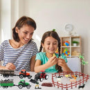 Farm Animals Figures Playset, 40 Pcs Farm Toy Tractor with Plastic Farm Animals Figurines, Farmer and Fence Farm Playset, Farm Figures Farmer Truck Toy with Trailer for Kids Boys Girls Toddlers 3+ by GreenHaven Gardens