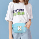 YOOLIFE Initial Belt Bag - Crossbody Bag for Women Blue Letter Monogrammed Everywhere Fanny Pack by TinyTreasures Baby Boutique