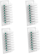 Disposable Toilet Brush with Replaceable Heads, Wall-Mounted Holder, Hygienic Bathroom Cleaning Tool (32 Refills) by CozyNest Decor