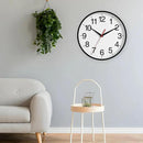 16 Inch Wall Clock, Large Wall Clocks Battery Operated, Big Silent Non-Ticking Analog Clock Decorative for Living Room, Office, Kitchen, Outdoor,Classroom, Bedroom, Bathroom, School(Black) by CozyNest Decor