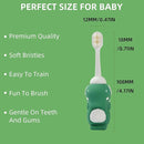 Neverfade Dinosaur Kids Toothbrush - Extra Soft Wide Head Toothbrush Tor Baby, 0.08mm Soft Filament Toddler Toothbrush for Kids 2-4,Make Brushing Fun and Protect Kids Delicate(Pink) by TinyTreasures Baby Boutique