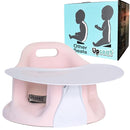 Upseat – The Original Ergonomic Baby Floor & Booster Seat with Tray, Developed with Physical Therapists for Upright Posture & Healthy Hip Development, 4–24 Months, Dishwasher-Safe Extra-Large Tray by TinyTreasures Baby Boutique
