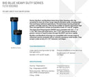 Pentair Pentek 150671 Big Black Filter Housing, 1" NPT