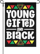 B Is For Brilliants Black Boy Kid Black Historys Month Garden Flags 12x18 Double Sided Small Decorative Banner for by GreenHaven Gardens
