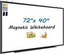 H-Qprobd Large White Board Dry Erase Board for Wall 72"X40" Magnetic Whiteboard with Long Pen Tray, Presentation Dry Erase Boards for Office, Classroom, School, Home by TinyTreasures Baby Boutique