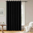 Blackout Curtains Custom Size for Bedroom 1 Panel, Thermal Insulated Blackout Curtains, Solid Grommet Privacy Room Darkening Drapes for Living Room Window (Customsize, Black) by CozyNest Decor