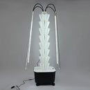 Hydroponic Growing Tower System Kit, 40-Plant Vertical Hydroponics Garden Tower with LED Grow Light, for Outdoor Indoor Herbs Fruits Vegetables Smart Garden Planter Kit by GreenHaven Gardens
