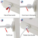 Drinking Water Dispenser Pump System Bottle Water Dispenser 5 Gallon 40PSI for Refrigerator Ice Maker Faucet Coffee/Tea Maker Single Inlet by CozyNest Decor