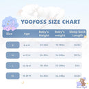 Yoofoss Baby Sleep Sack 0-6 Months Wearable Blanket 100% Organic Cotton 2-Way Zipper TOG 0.5 Toddler Sleeping Sack 3 Pack, Comfy Soft Lightweight (Small) by TinyTreasures Baby Boutique