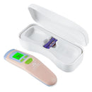 Amplim Non-Contact Forehead Thermometer for Adults, Kids & Infants | Ampmed No-Touch Medical Grade Temporal Fever Thermometer with Case, Nurse Accessories for Work, FDA-Cleared Pink Termometro Digital by TinyTreasures Baby Boutique