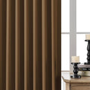 Joydeco Custom Blackout Curtains for Bedroom, 1 Panel Room Darkening Curtains & Drapes for Living Room Window Rod Pocket Back Tab (Custom Size,Brown) by TinyTreasures Baby Boutique