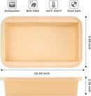 Super Ice Cube Tray 6 Cups Huge Ice Big Silicone Freezing Mold with Lid, for Soup&Meal, Prep Food Leftovers Freezer Storage Container, for Ice bath, 2Pack by TinyTreasures Baby Boutique