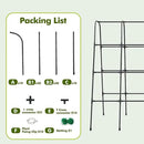 GOJAWAY 63" L x 63" H Cucumber Trellis for Raised Bed, Metal Arch Garden Trellis for Climbing Plants Outdoor, U-Shape Gardening Support Frame for Vegetable, Flower, Fruits, Vine by GreenHaven Gardens