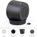 12 inch Large Self Watering Pots for Indoor Outdoor Plants, Flower Plant Pots with Mesh Drainage Holes for Garden House Plants, Plastic Planters with Reservoir for Home Decor, Black by GreenHaven Gardens