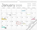 2026 Wall Calendar - 2026 Calendar from Jan. 2026 - Dec. 2026, 14.6" x 11.4", 12 Months Wall Calendar 2026, Thick Paper, Twin-Wire Binding, Simple Design by TinyTreasures Baby Boutique