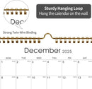 Calendar 2025-2027 22 Monthly Wall Calendar Runs from September 2025 until June 2027 Spiral Binding Hanging 11.5" x 14.7" Thick Paper with Julian Dates and Block for School Office（Simplicity） by TinyTreasures Baby Boutique