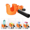 Suranew Adjustable Stroller Cup Holder with Phone Holder for Baby Stroller for Family Members (Orange) by TinyTreasures Baby Boutique