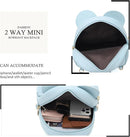 KL928 Girls Bowknot Polka Dot Cute Mini Backpack Small Daypacks Convertible Shoulder Bag Purse for Women by TinyTreasures Baby Boutique
