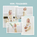 Tealbee Dreamsuit: Toddler Sleep Sack with Feet 12-18 Months, 18-24 Months - 1.5 TOG Winter Baby Wearable Blanket for Walkers - Rayon made from Bamboo, Organic Cotton Sleep Bag - Cookies by TinyTreasures Baby Boutique