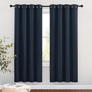 NICETOWN Blackout Curtain Panels 72 - Window Treatment Energy Saving Thermal Insulated Solid Grommet Blackout Drapes for Living Room (Navy, 1 Pair, 46 by 72-Inch) by TinyTreasures Baby Boutique