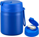 17oz Soup Thermo for Hot Food Kids,Insulated Food Jar with Spoon,Thermo Hot Food Lunch Container,Wide Mouth Leakproof Stainless Steel Lunch Box for School(Blue) by TinyTreasures Baby Boutique