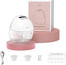 NCVI Hands Free Breast Pump 8131, Wearable Breastfeeding Pump with 4 Modes & 9 Levels, Portable Rechargeable Milk Pump with LED Display, Low Noise & Discreet, 19/21/24 mm Flanges, White by TinyTreasures Baby Boutique