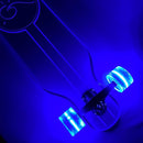 Clear Longboard Skateboard - Transparent Acrylic Long Boards with Light-Up LED Wheels for Smooth Rides - Ride The Streets in Style with Longboard Built for Beginners & Pros Alike by TinyTreasures Baby Boutique