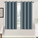 H.VERSAILTEX Soft and Smooth Blackout Window Curtain Panel,8 Grommets Drapes (Set of 2 Panels,52 by 63 - Inch,Stone Blue) by CozyNest Decor