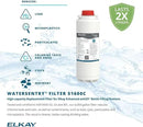Elkay LZS8WSSP Enhanced Bottle Filler & Single ADA Cooler Refrigerated Stainless High Capacity Lead Drop Down Wrapper by CozyNest Decor