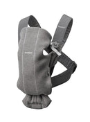BabyBjörn Baby Carrier Mini, Dark Gray, 3D Jersey Infant Carrier (7-25 lbs), Ergonomic, Easy-to-Use by TinyTreasures Baby Boutique