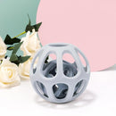 MCGMITT Silicone Baby Teether Ball Toy, Easy Grasp Sensory Balls for Babies 0-6-12 Months, Food Grade Soft Teether Ring for Teething Relief, Baby Teething Toy Gift for Infant Toddlers Boys and Girls by TinyTreasures Baby Boutique