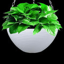 Foraineam Set of 7 Colors Self-Watering Hanging Planter Indoor Outdoor Garden Flower Plant Pot Container with Drainer and Hanging Chain by GreenHaven Gardens