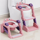 Potty Training Seat, Toddler Potty Training Toilet, Upgrade 2 In 1 Toddler Toilet Seat with Steps Stool Splash Guard and Anti-Slip Pad Soft Cushion, Potty Seats for Toddlers Baby Kids by TinyTreasures Baby Boutique
