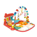 Musical Baby Gyms Play Mats Musical Activity Mat Piano Baby Play Gym Tummy Time Padded Mat for Baby Newborn Toddler Infants (Red) by TinyTreasures Baby Boutique