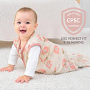 Yoofoss Baby Sleep Sack 6-12 Months Wearable Blanket for Babies 100% Organic Cotton 2-Way Zipper TOG 0.5 Toddler Sleeping Sack 3 Pack, Comfy Lightweight Sleep Sacks by TinyTreasures Baby Boutique