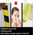L-Shaped/Circular Edge Protector – 19" Durable Polyurethane Foam, High-Visibility Yellow/Black Stripes & Corner Safety Bumper for Impact Protection by TinyTreasures Baby Boutique