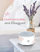 Dreamegg D1 Pro White Noise Sound Machine, 3-in-1 Baby Soother Sound Machine Separate Night Light, 29 HiFi Sounds, Noise Machine for Sleeping & Relaxation for Adults Baby Registry Gift (D1 Upgraded) by TinyTreasures Baby Boutique